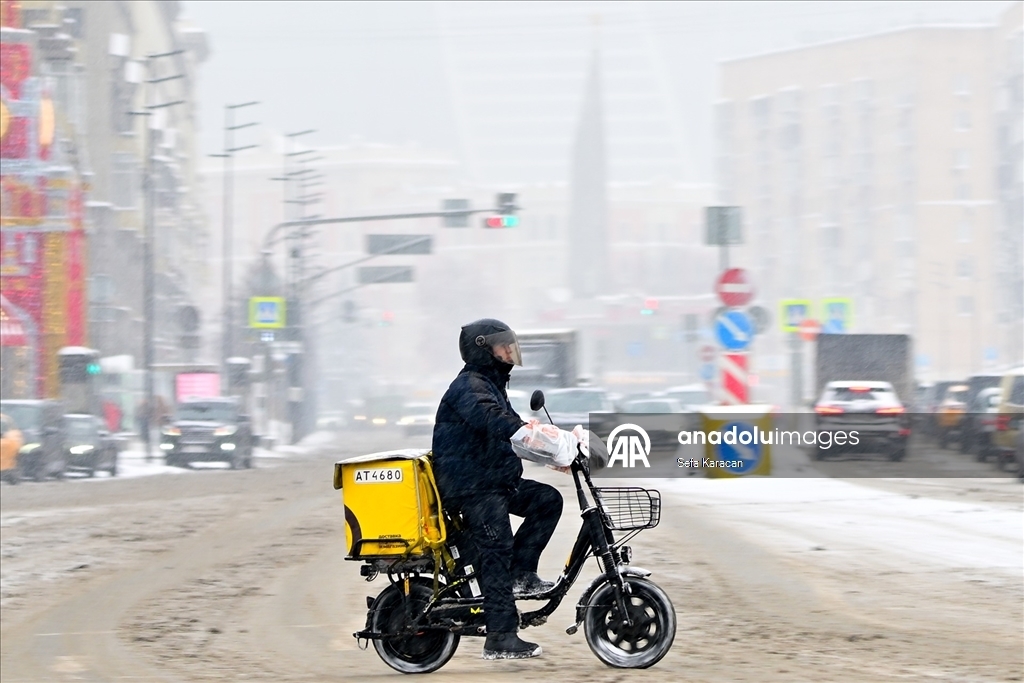 Снегопад в Москве 4