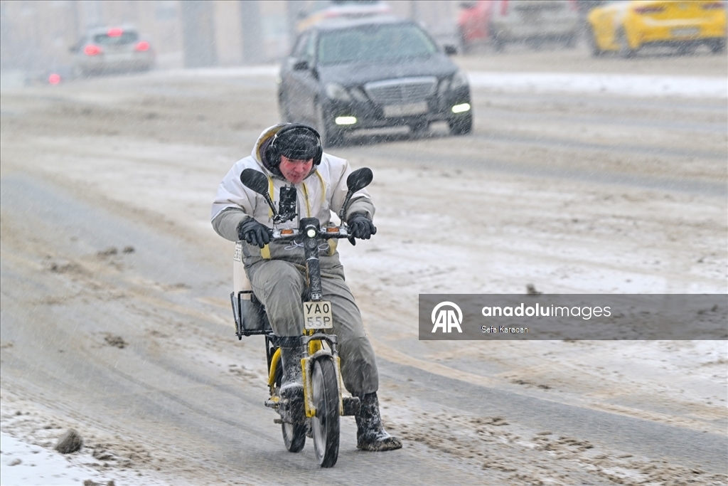 Снегопад в Москве 12