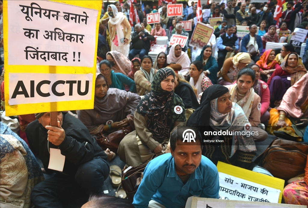 الهند.. احتجاجات نَقابية عُمالية وإضراب يعم البلاد إثر اتفاقية تجارية مؤقتة مع الولايات المتحدة