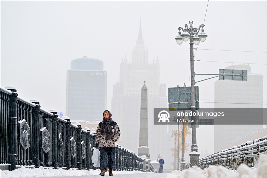 Снегопад в Москве