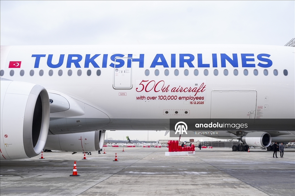 Специальный рейс 500-го самолета THY стал самым отслеживаемым в мире