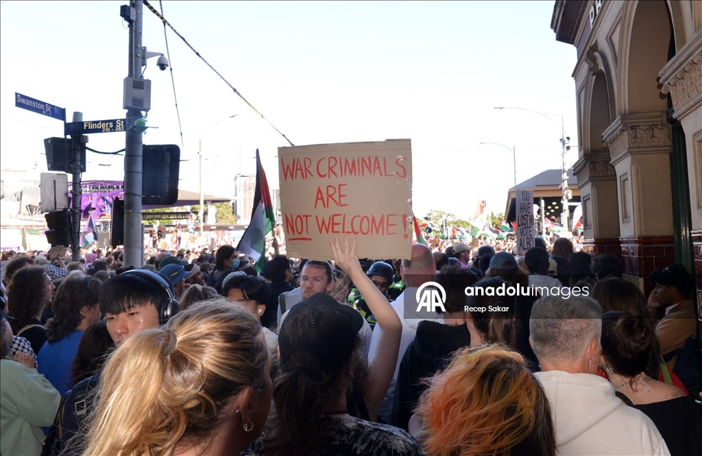 Последний день визита президента Израиля в Австралию также сопровождался протестами