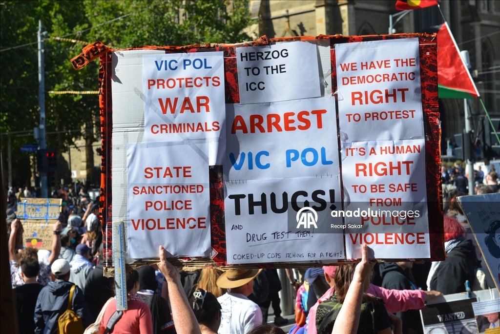 Последний день визита президента Израиля в Австралию также сопровождался протестами