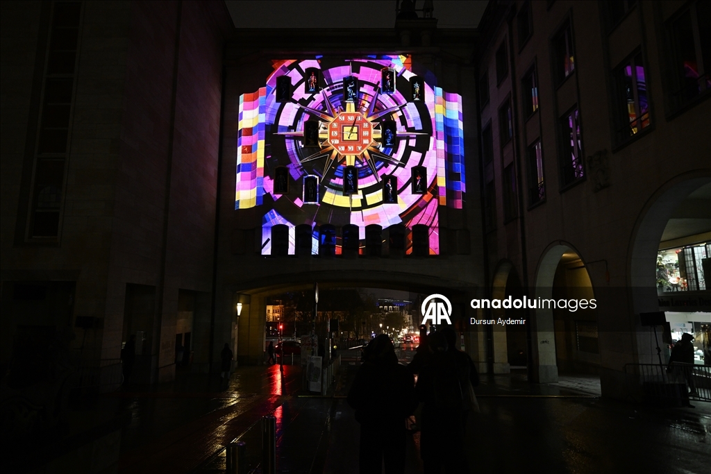 Уникальное Световое шоу началось в Брюсселе