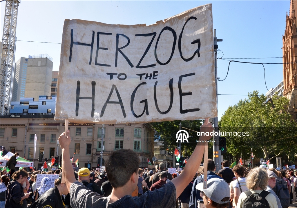 Последний день визита президента Израиля в Австралию также сопровождался протестами