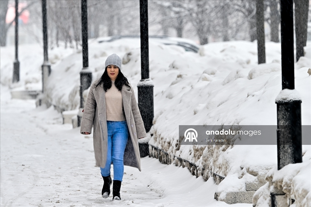 Снегопад в Москве 10