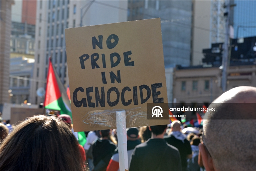 Последний день визита президента Израиля в Австралию также сопровождался протестами