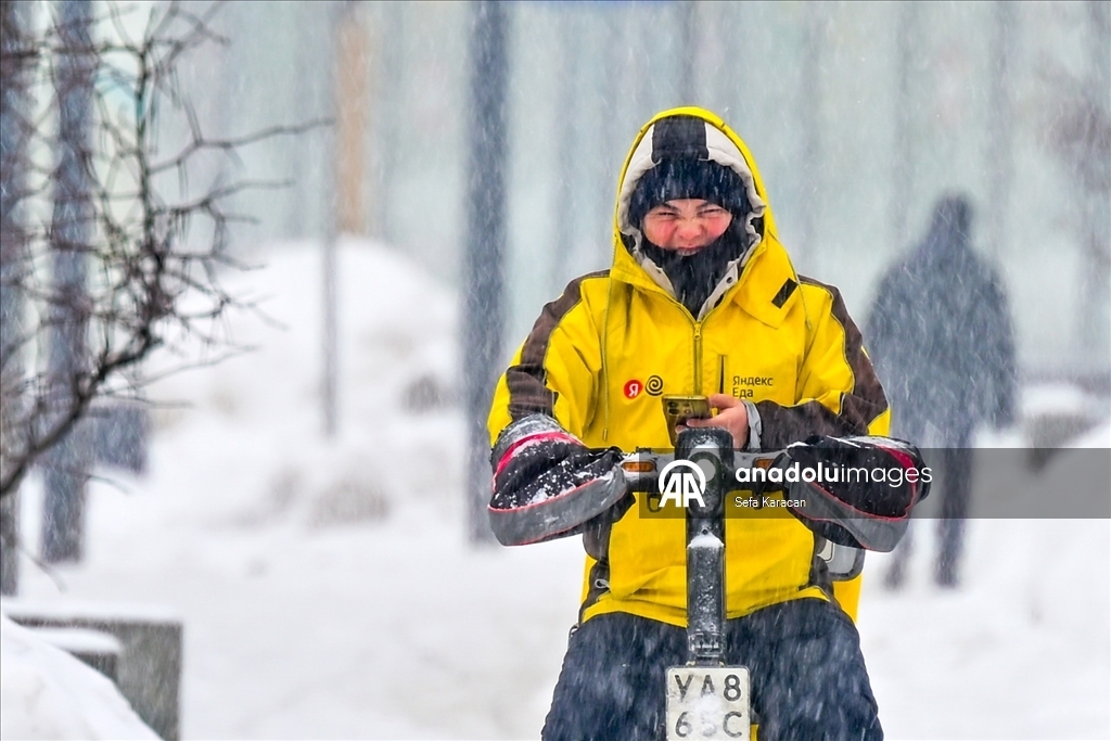 Снегопад в Москве 5