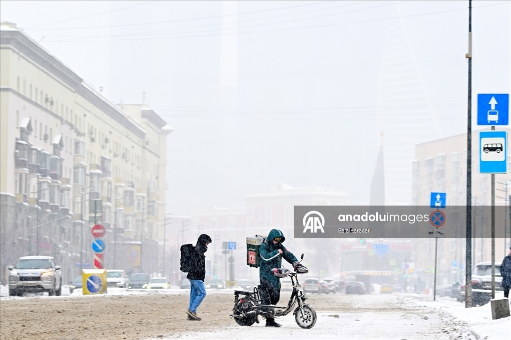 Снегопад в Москве 2