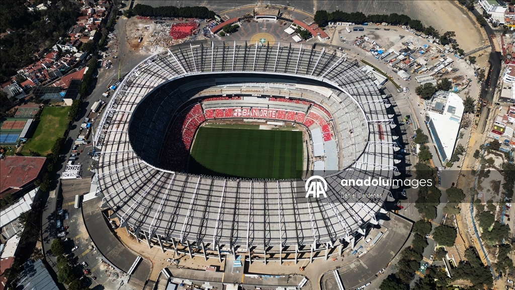 На стадионе «Банорте» продолжаются работы по реконструкции перед ЧМ-2026