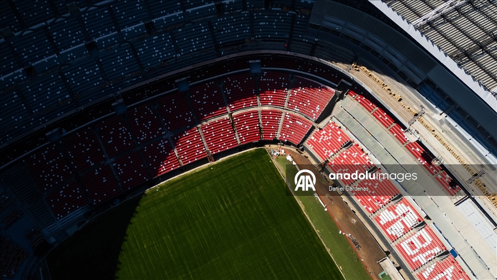 На стадионе «Банорте» продолжаются работы по реконструкции перед ЧМ-2026