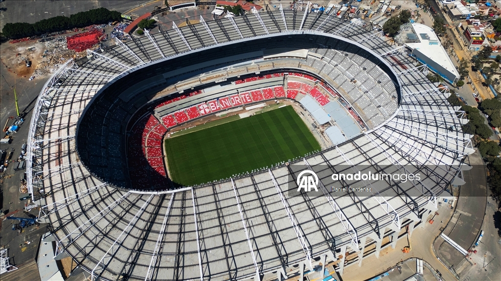 На стадионе «Банорте» продолжаются работы по реконструкции перед ЧМ-2026