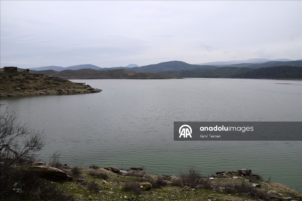 Kış yağışları Manisa'da susuz kalan barajları doldurmaya başladı