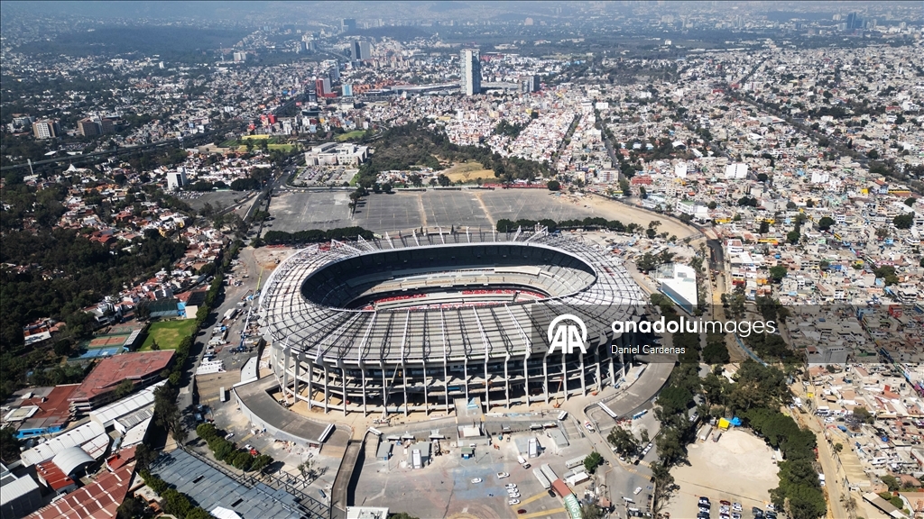 На стадионе «Банорте» продолжаются работы по реконструкции перед ЧМ-2026