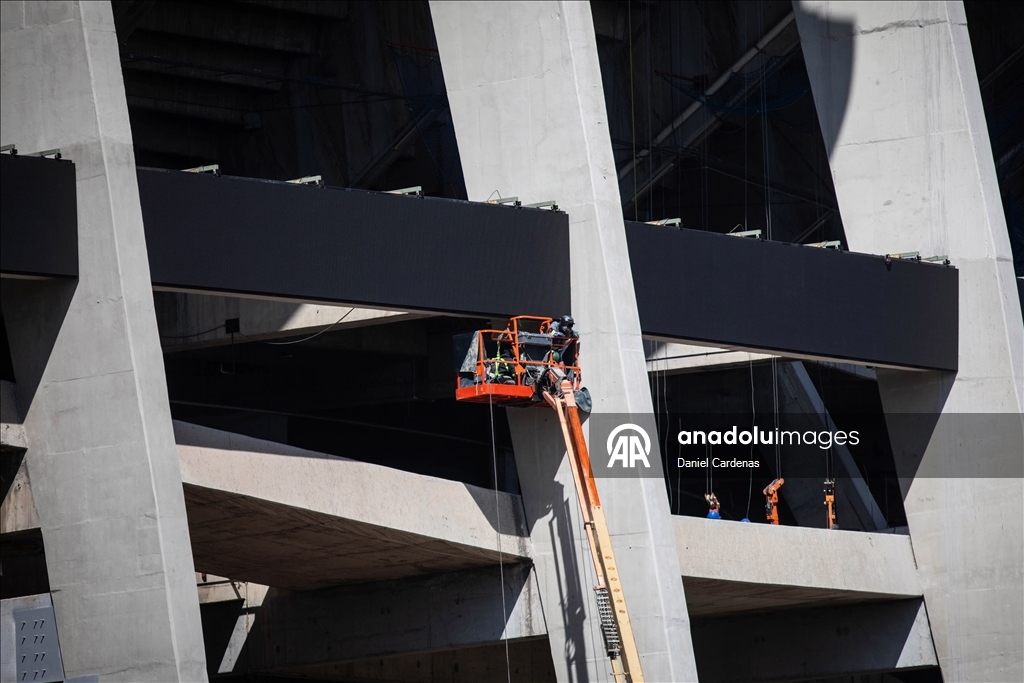 На стадионе «Банорте» продолжаются работы по реконструкции перед ЧМ-2026