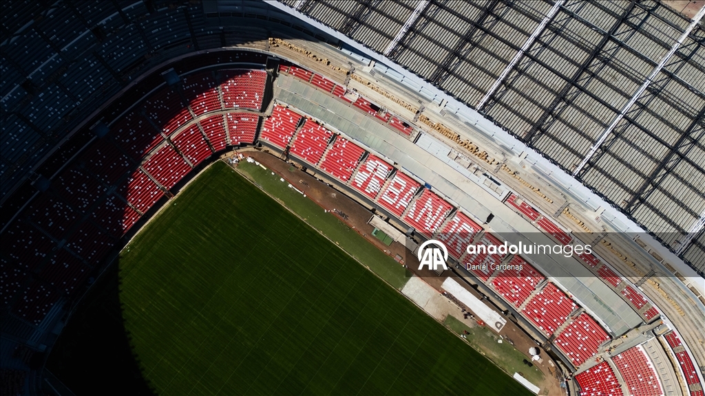 На стадионе «Банорте» продолжаются работы по реконструкции перед ЧМ-2026