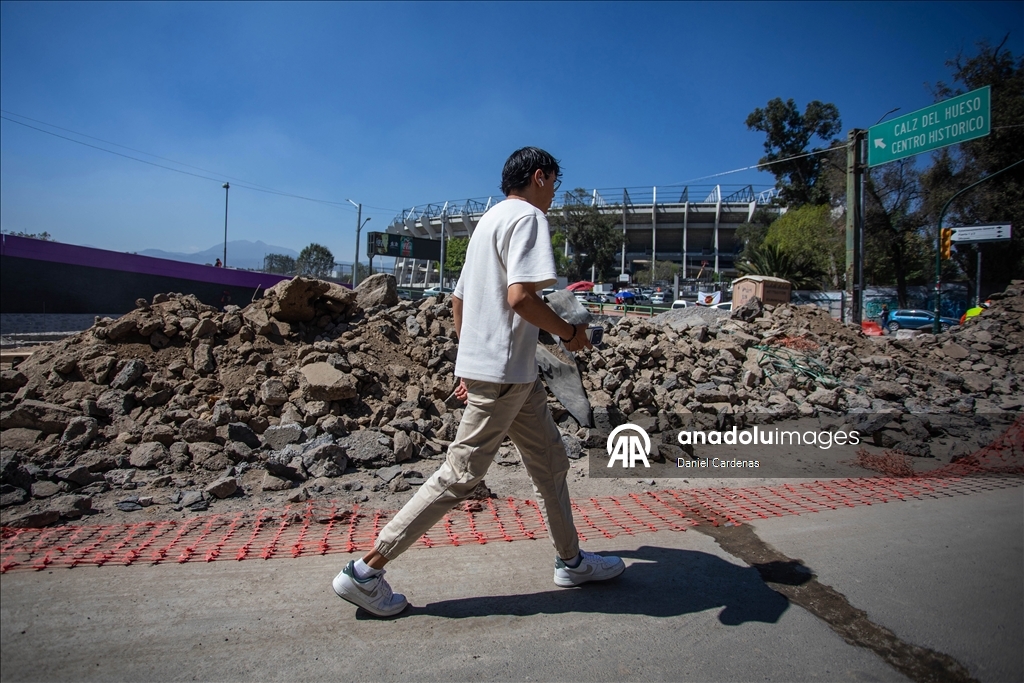 На стадионе «Банорте» продолжаются работы по реконструкции перед ЧМ-2026