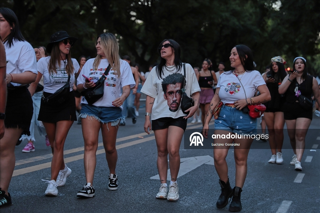 Десятки тысяч зрителей посетили концерт Bad Bunny в Аргентине