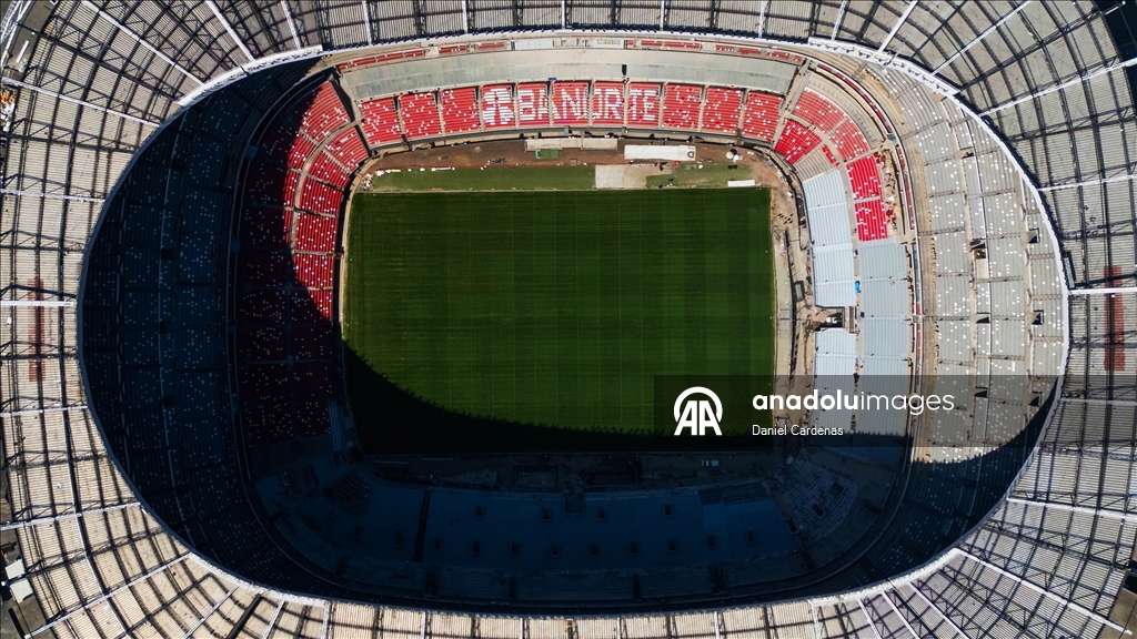 На стадионе «Банорте» продолжаются работы по реконструкции перед ЧМ-2026