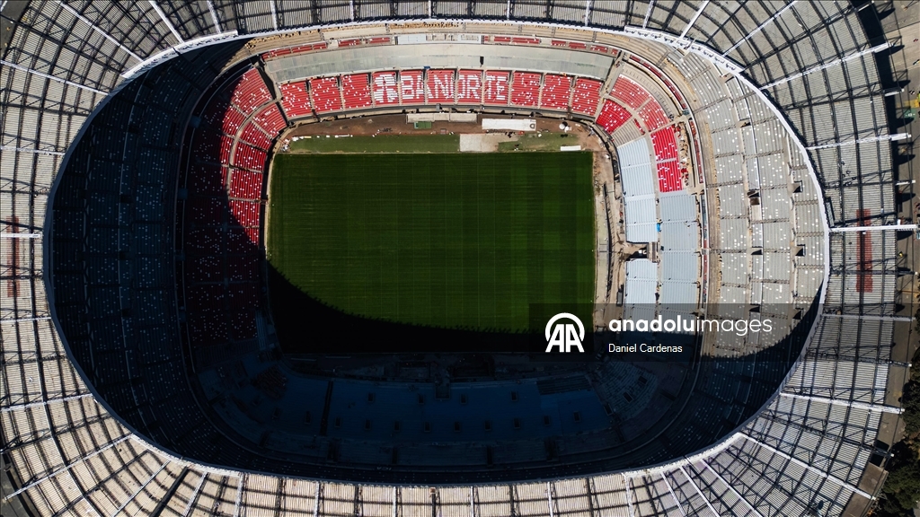 На стадионе «Банорте» продолжаются работы по реконструкции перед ЧМ-2026