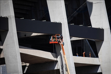 На стадионе «Банорте» продолжаются работы по реконструкции перед ЧМ-2026