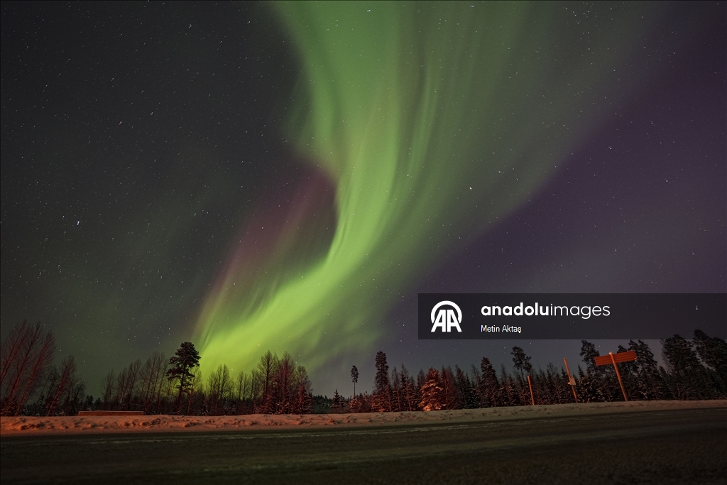 İsveç'te kuzey ışıkları görüldü