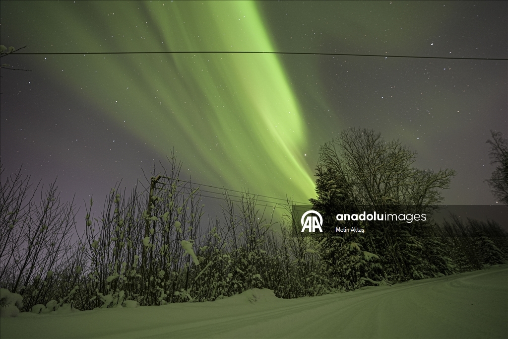 İsveç'te kuzey ışıkları görüldü