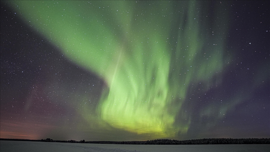 İsveç'te kuzey ışıkları görüldü