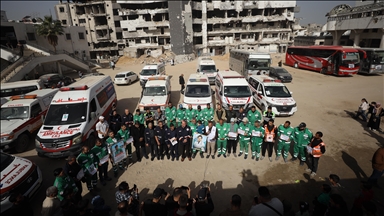 İsrail hapishanelerinde tutuklu bulunan doktor ve sağlık görevlilerin meslektaşları gösteri düzenledi