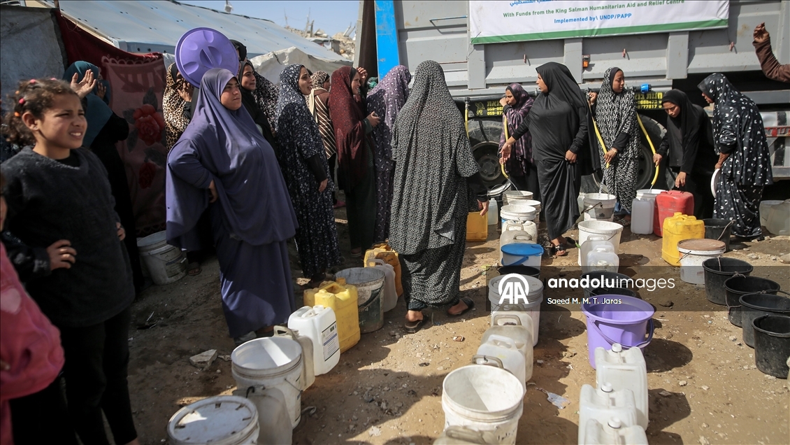 Gazze'de su krizi devam ediyor