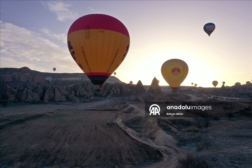 Kapadokya'da geçen yıl balon turlarına 754 bin 98 kişi katıldı 7