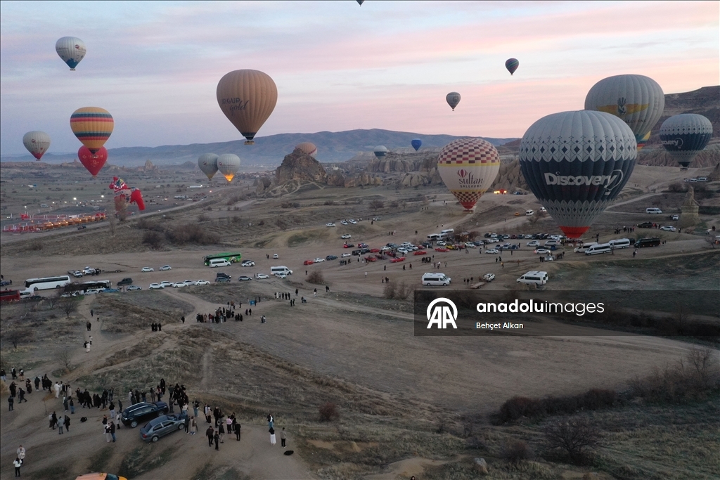 Kapadokya'da geçen yıl balon turlarına 754 bin 98 kişi katıldı 2