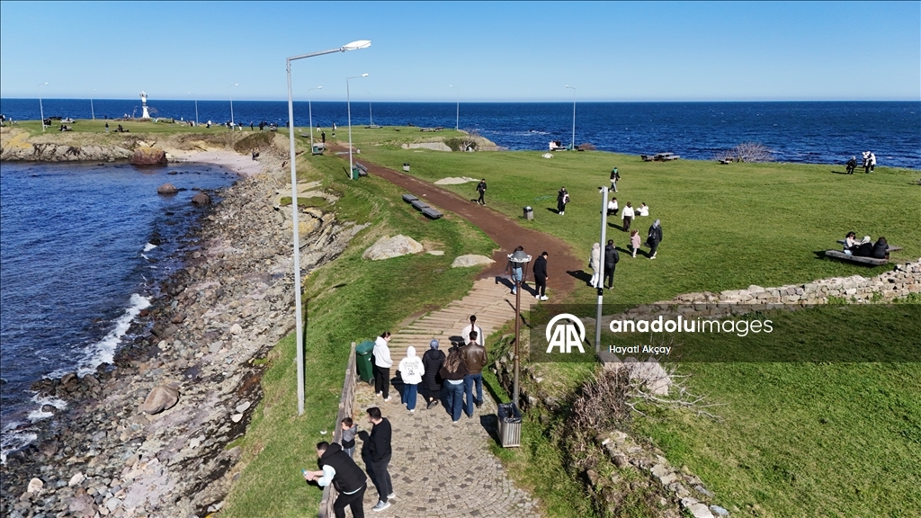 Ordu'daki Yason Burnu ziyaretçilerini ağırlıyor