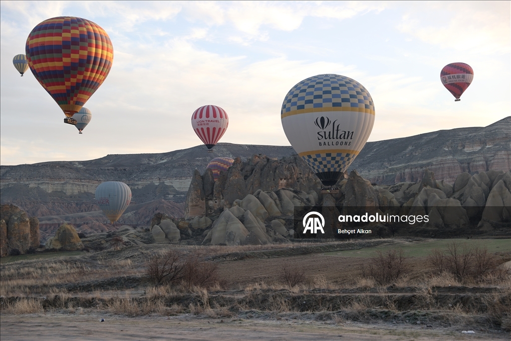 Kapadokya'da geçen yıl balon turlarına 754 bin 98 kişi katıldı 12