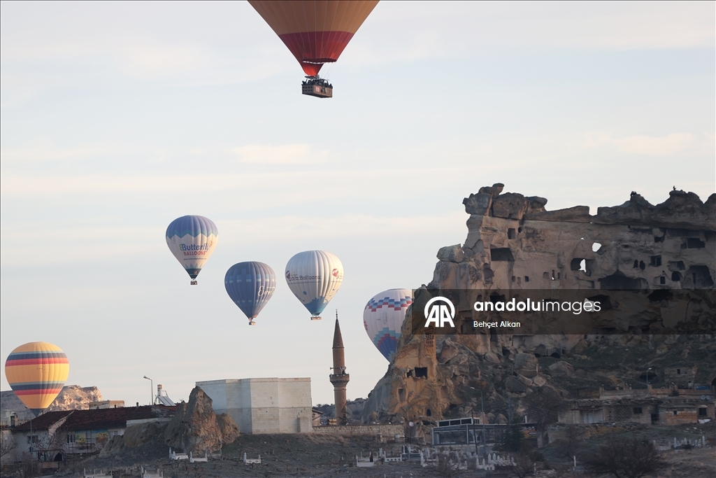 Kapadokya'da geçen yıl balon turlarına 754 bin 98 kişi katıldı 8