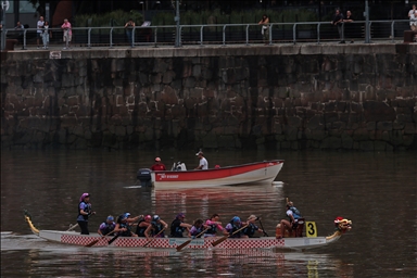 В Буэнос-Айресе прошли гонки на драконьих лодках