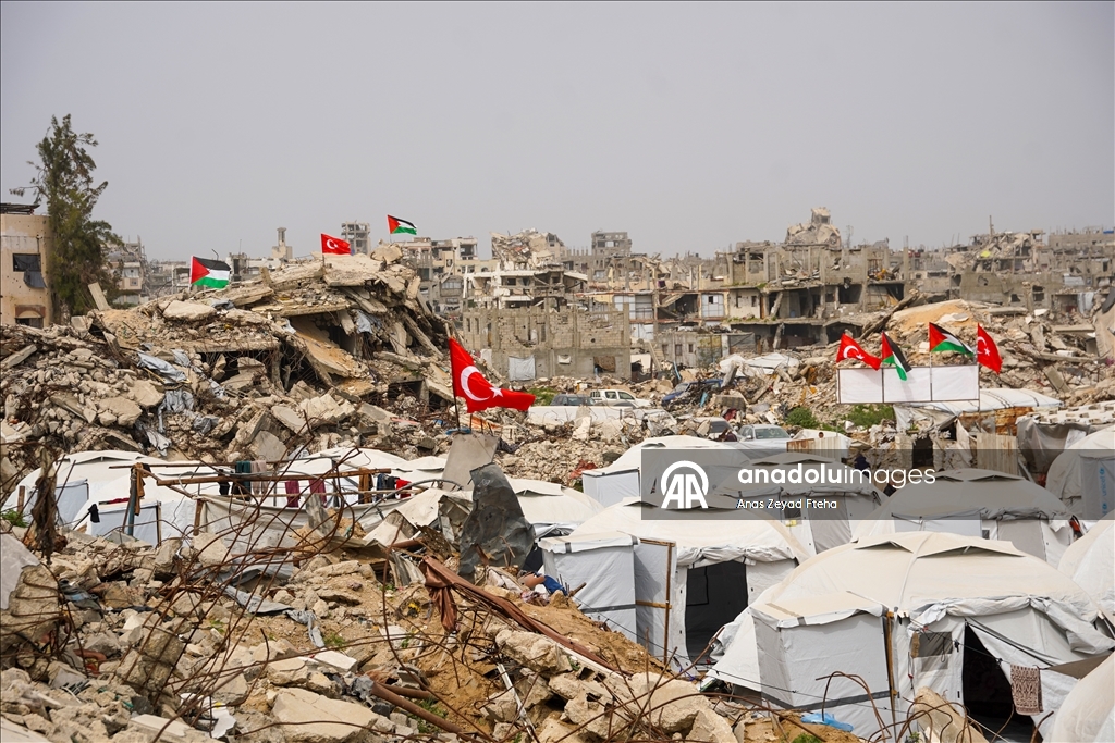 مخيم "يلدز 1" التركي يفتح أبوابه لإيواء نازحين شرق مدينة غزة