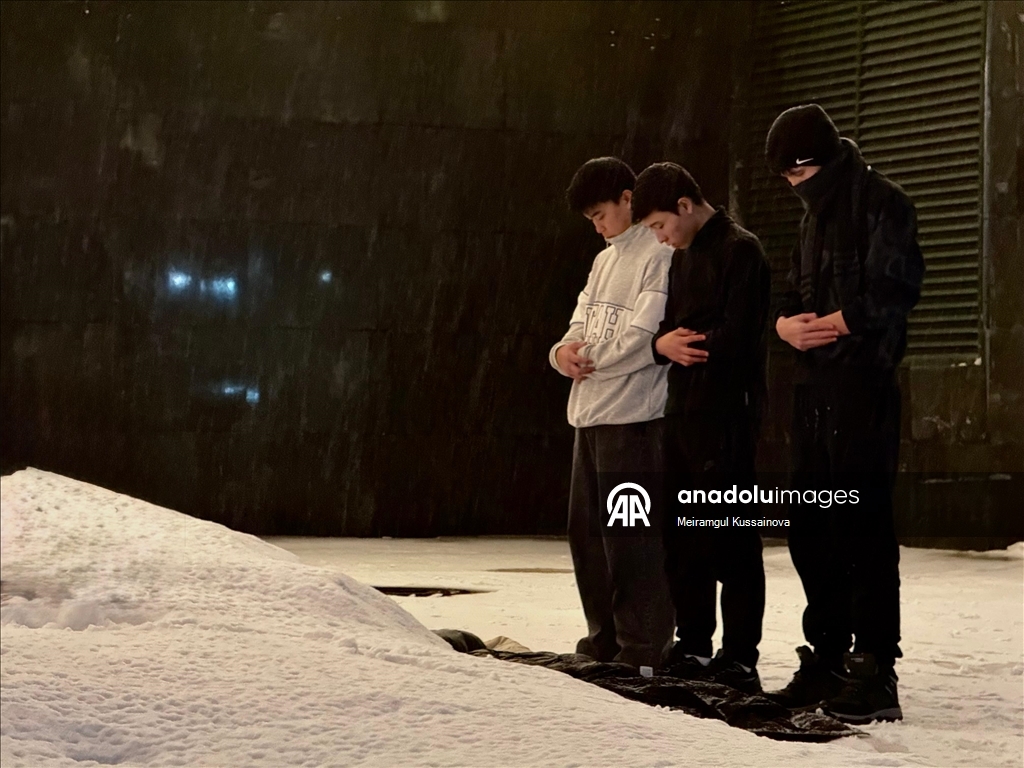 Kazakistan’da ramazanın ilk teravih namazı kılındı