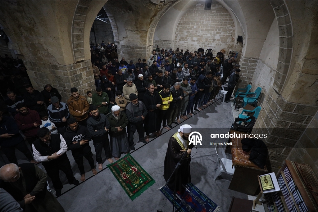 First Tarawih prayer in Gaza amid the shadow of destruction