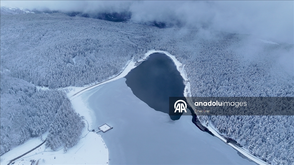 Плато Топук укрылось белоснежным покровом