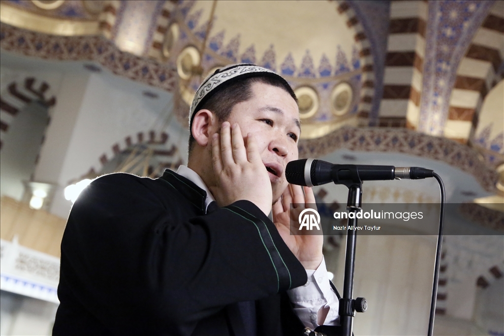 Kırgızistan'da ramazanın ilk teravih namazı hatimle kılındı