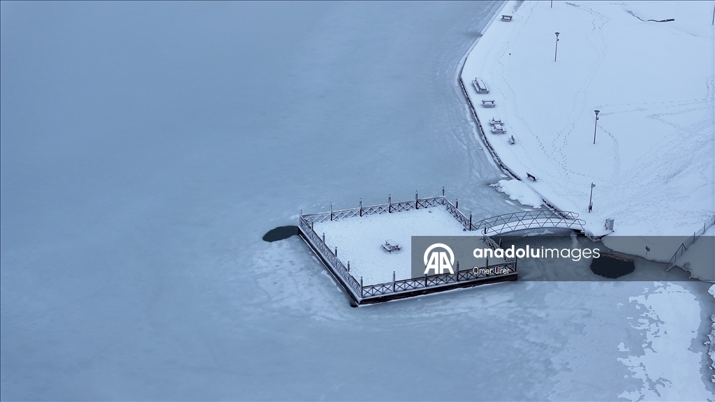 Плато Топук укрылось белоснежным покровом