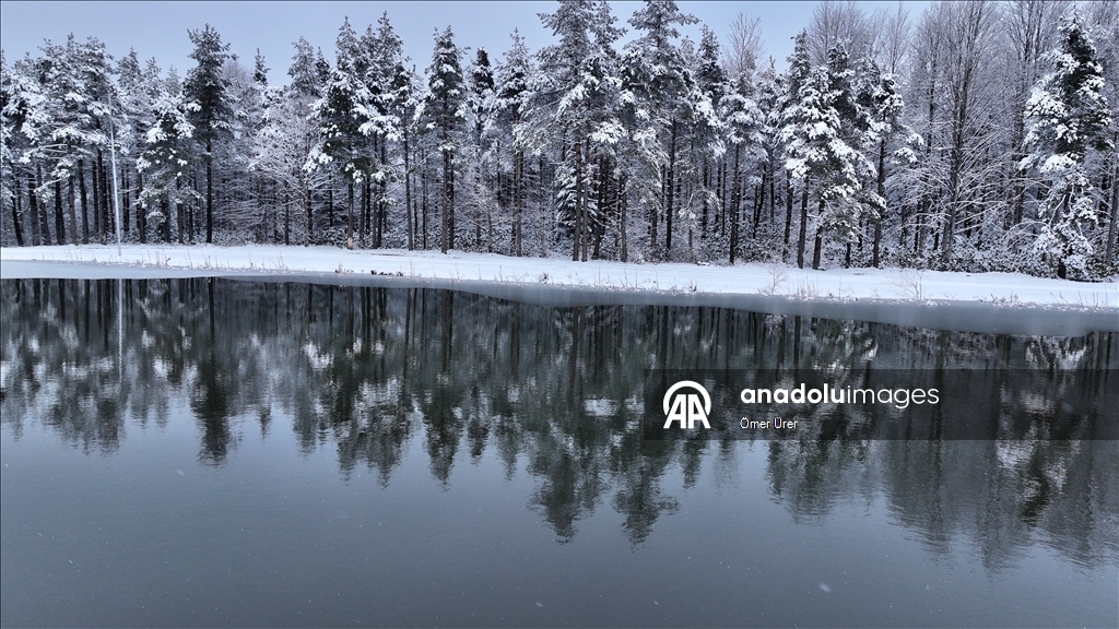 Плато Топук укрылось белоснежным покровом