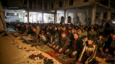 First Tarawih prayer in Gaza amid the shadow of destruction