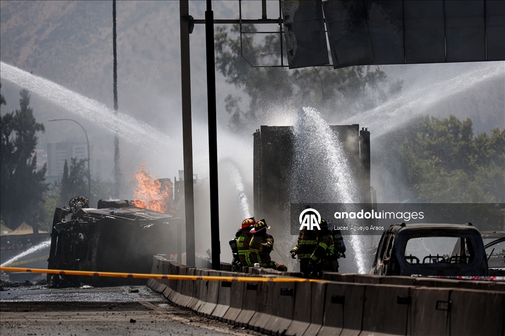 Santiago'da gaz kamyonu patlamasında en az 4 kişi öldü, 17 kişi yaralandı
