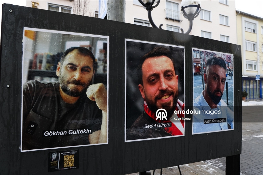 Almanya'daki ırkçı terör saldırısında yaşamını yitirenler 6. yılında Hanau'da anıldı