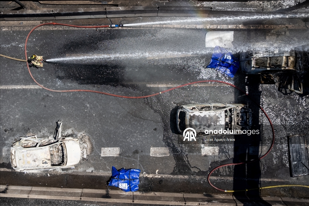 Santiago'da gaz kamyonu patlamasında en az 4 kişi öldü, 17 kişi yaralandı