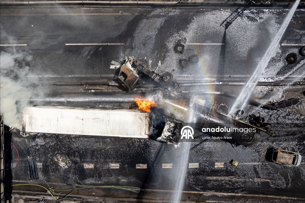 Santiago'da gaz kamyonu patlamasında en az 4 kişi öldü, 17 kişi yaralandı