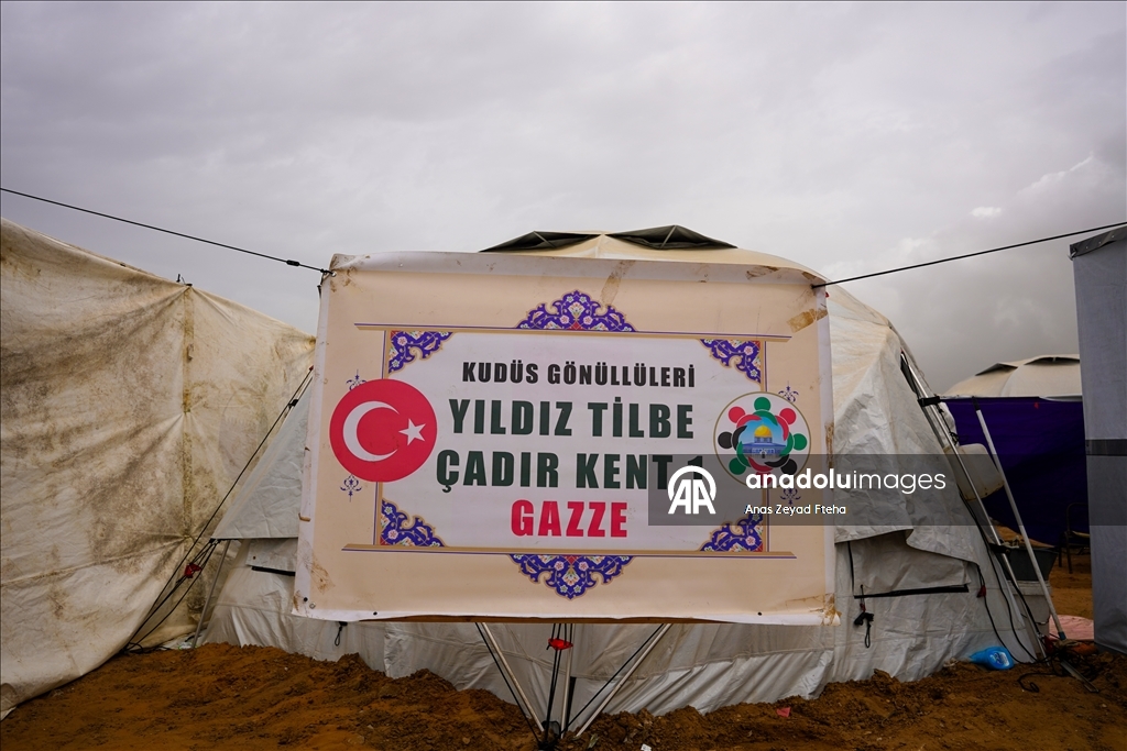 مخيم "يلدز 1" التركي يفتح أبوابه لإيواء نازحين شرق مدينة غزة