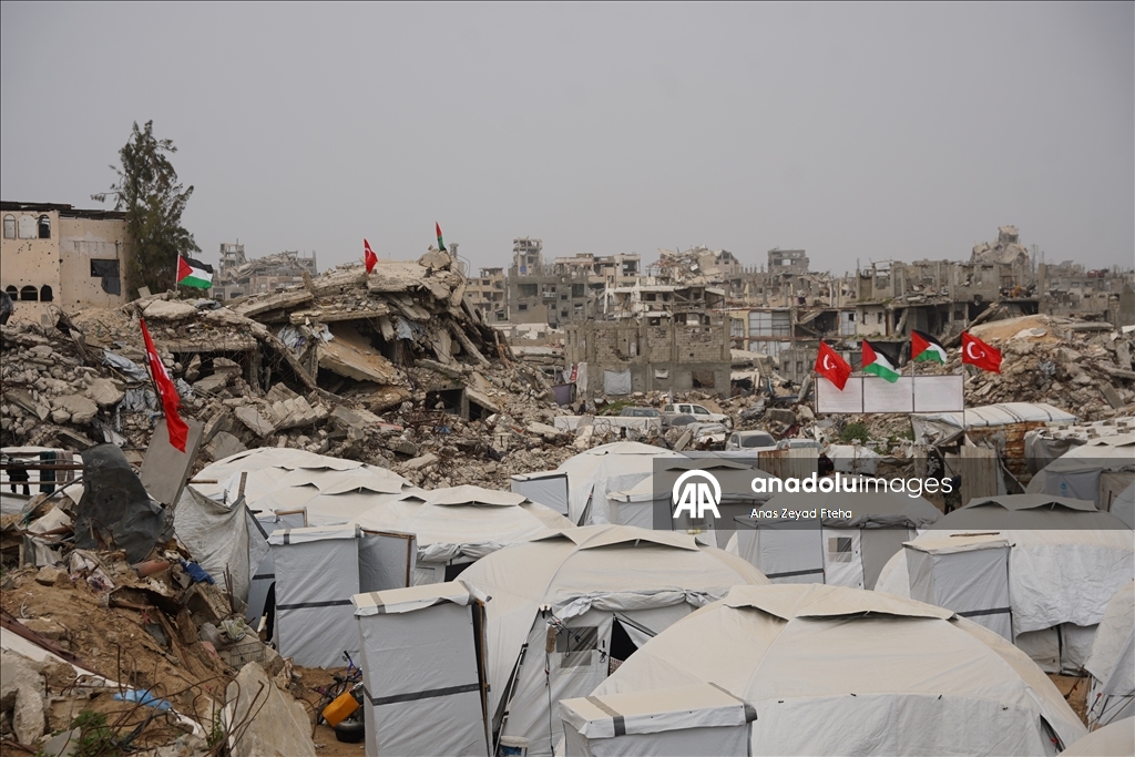 مخيم "يلدز 1" التركي يفتح أبوابه لإيواء نازحين شرق مدينة غزة